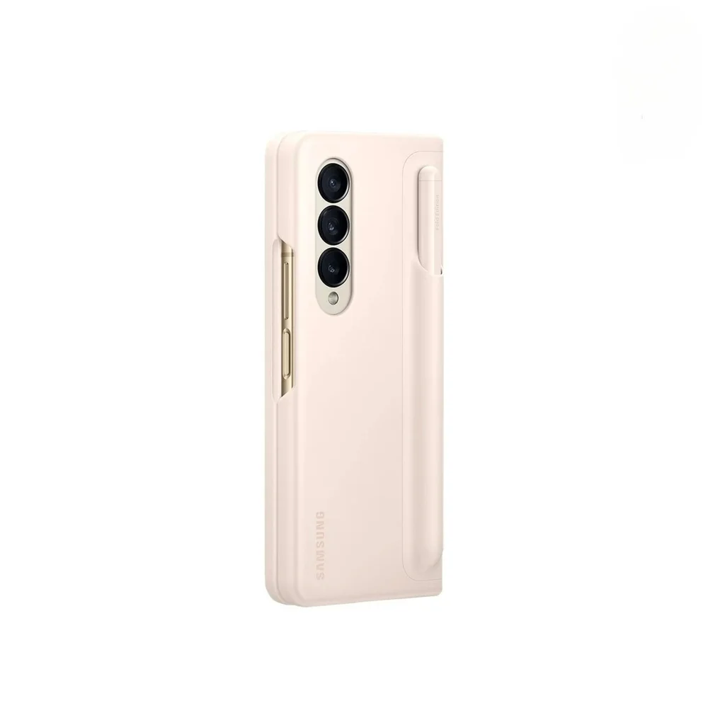 SAMSUNG Standing Cover with S Pen and S Pen Holder for Galaxy Z Fold4 - Sand